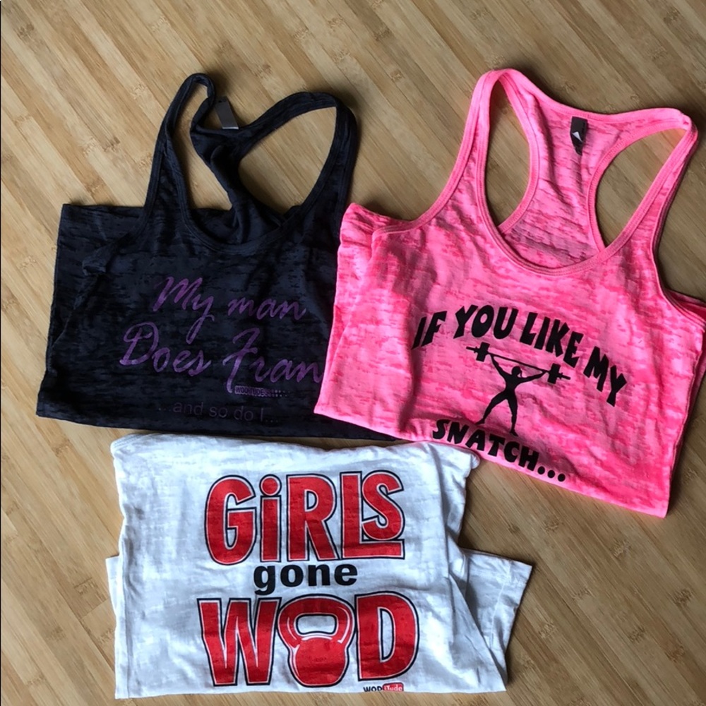 CrossFit tanks(3)